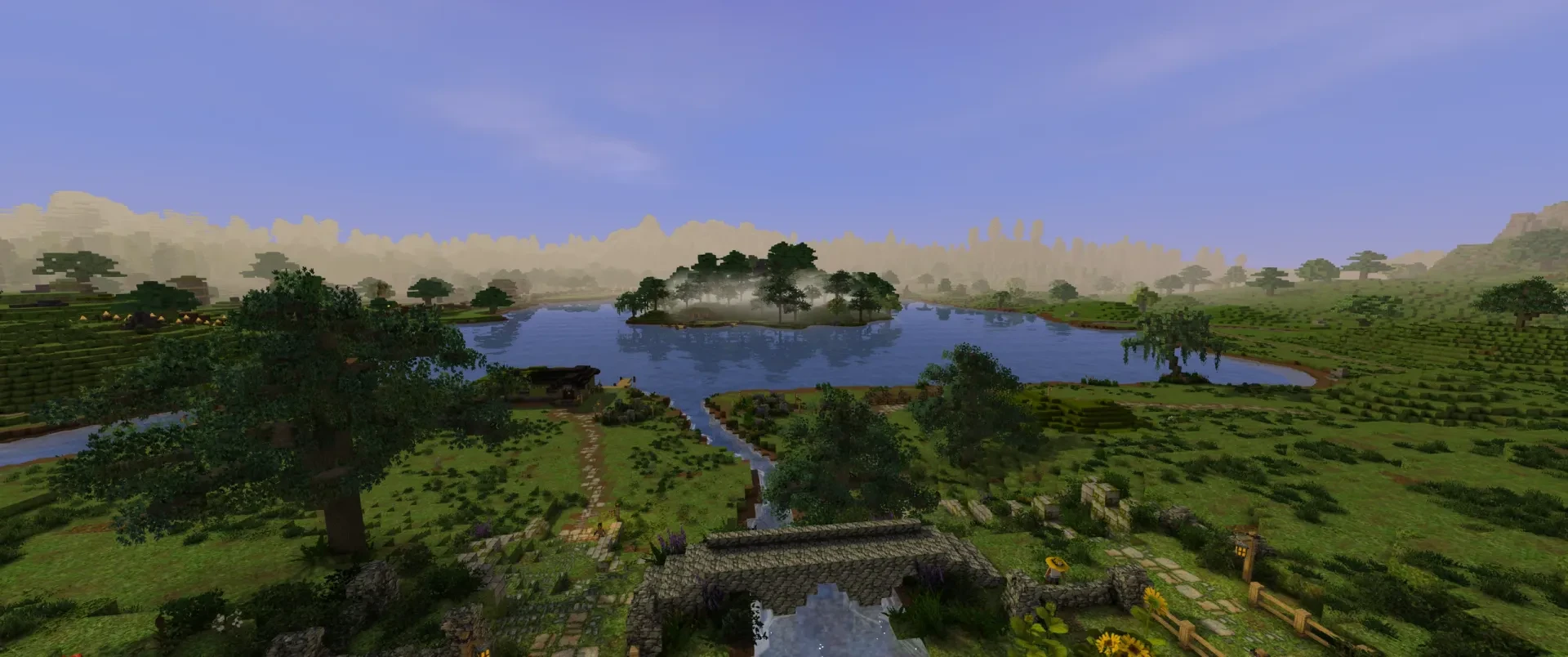 Lush environment screeenshot from Adrullan Online.